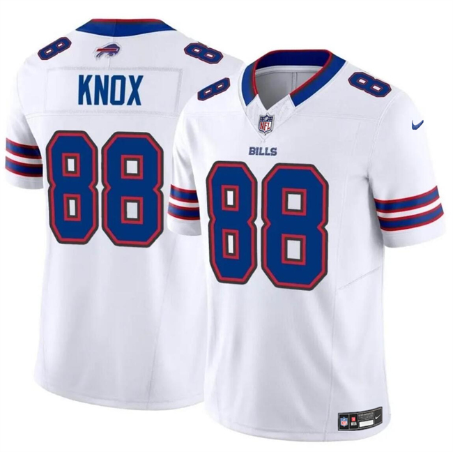 Buffalo Bills #88 Dawson Knox White 2024 F.U.S.E. Vapor Untouchable Limited Stitched Jersey - Zenithce