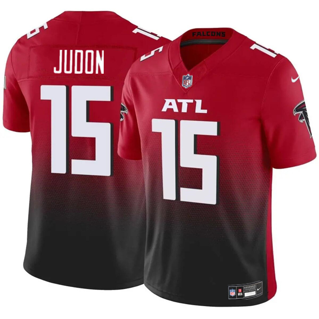 Atlanta Falcons #15 Matthew Judon Red Black 2024 F.U.S.E Vapor Untouchable Limited Stitched Jersey - Zenithce
