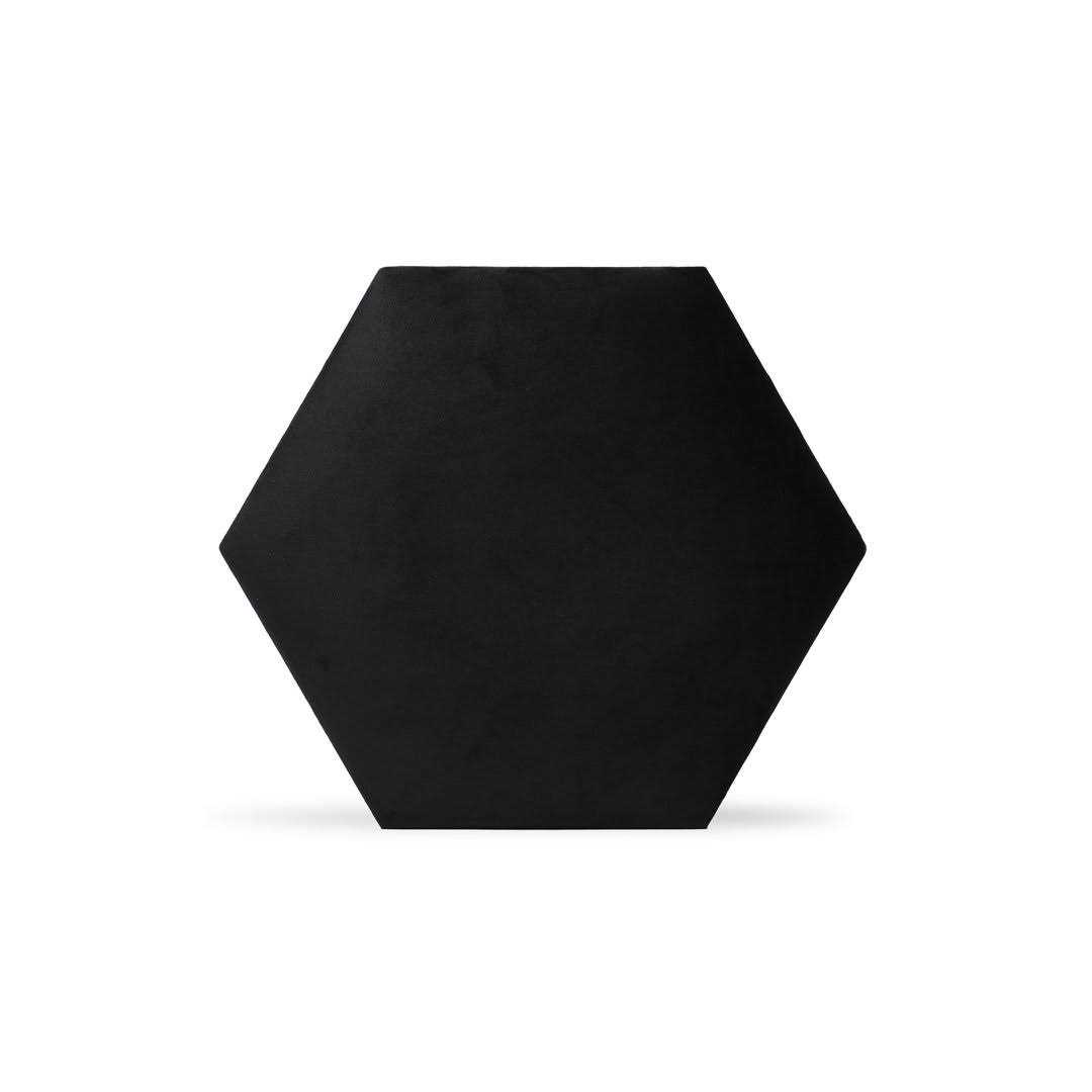 WALL!SUPPLY Luxury Velvet Textile Hexagon - Zenithce