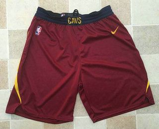 Cleveland Cavaliers Red 2017-2018 Swingman Stitched Shorts - Zenithce
