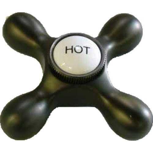 Kingston Brass KBH179AXH Hot Metal Cross Handle 3/8 inch X 16Pt - Zenithce