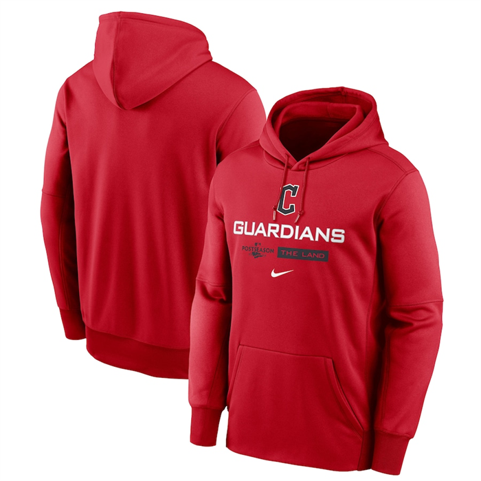 Cleveland Guardians Red 2022 Performance Pullover Hoodie - Zenithce