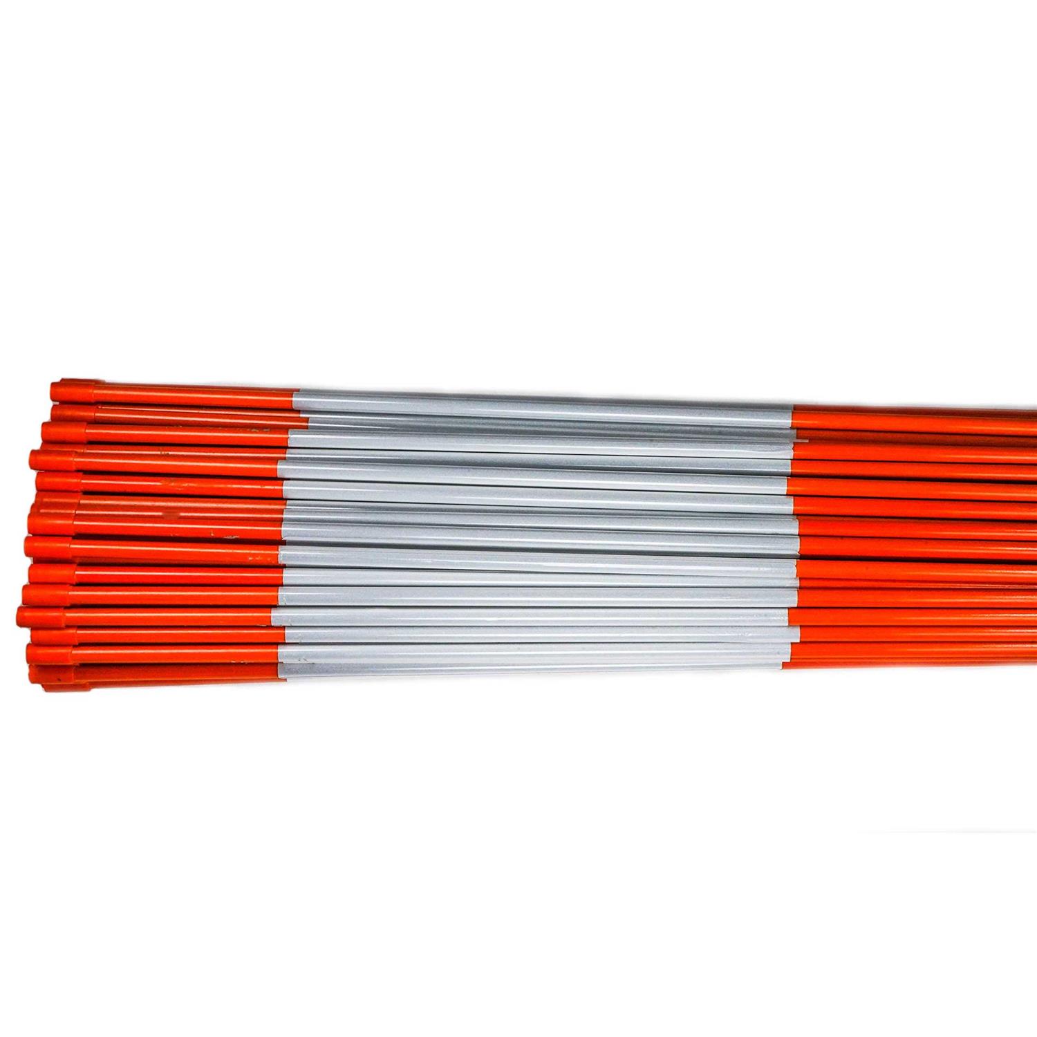 DISCOUNT SNOWSTAKES .COM 4ft Pro Snow Stakes 48 x 5/16 Driveway Markers - Zenithce