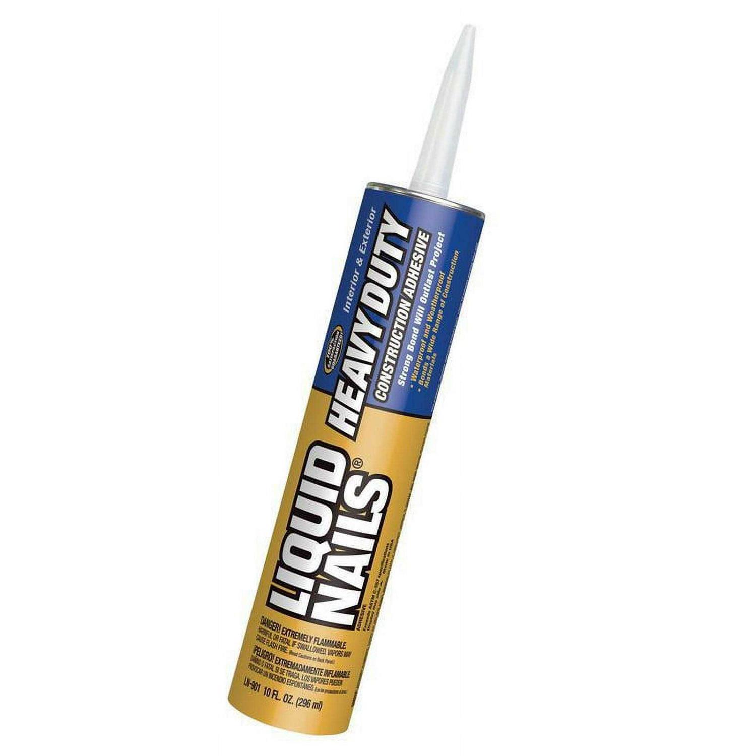Liquid Nails Construction Adhesive Heavy Duty - Zenithce