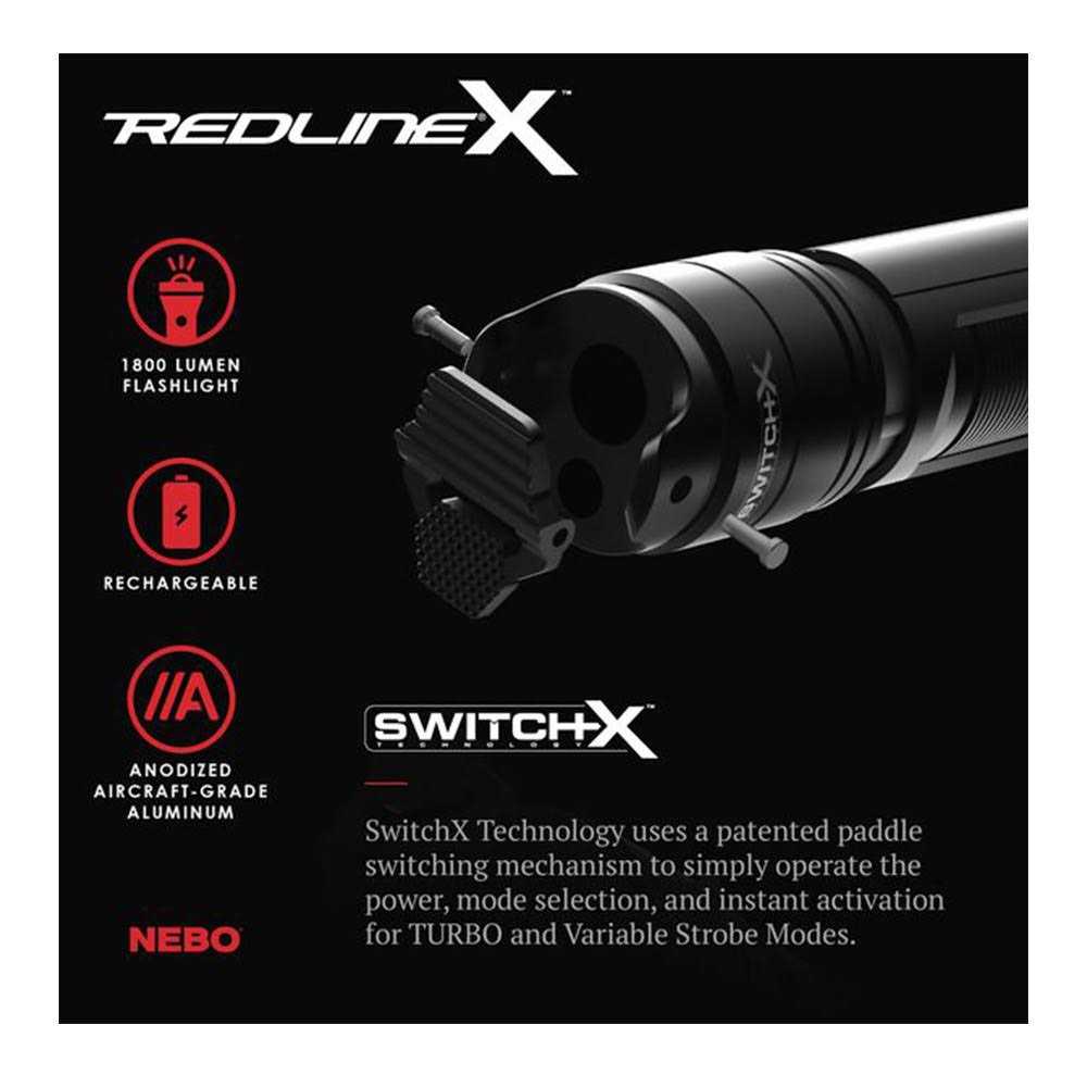 Nebo Redline Flex Flashlight - Zenithce