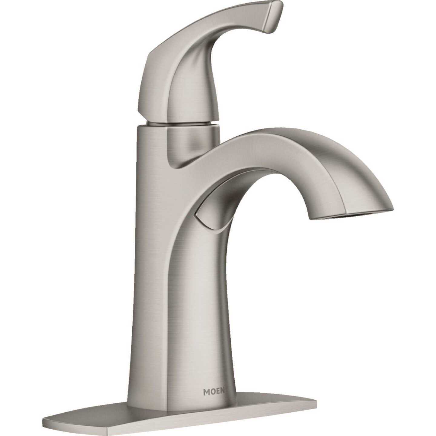Moen Lindor Brushed Nickel 2-Handle Widespread Bathroom Faucet - Zenithce