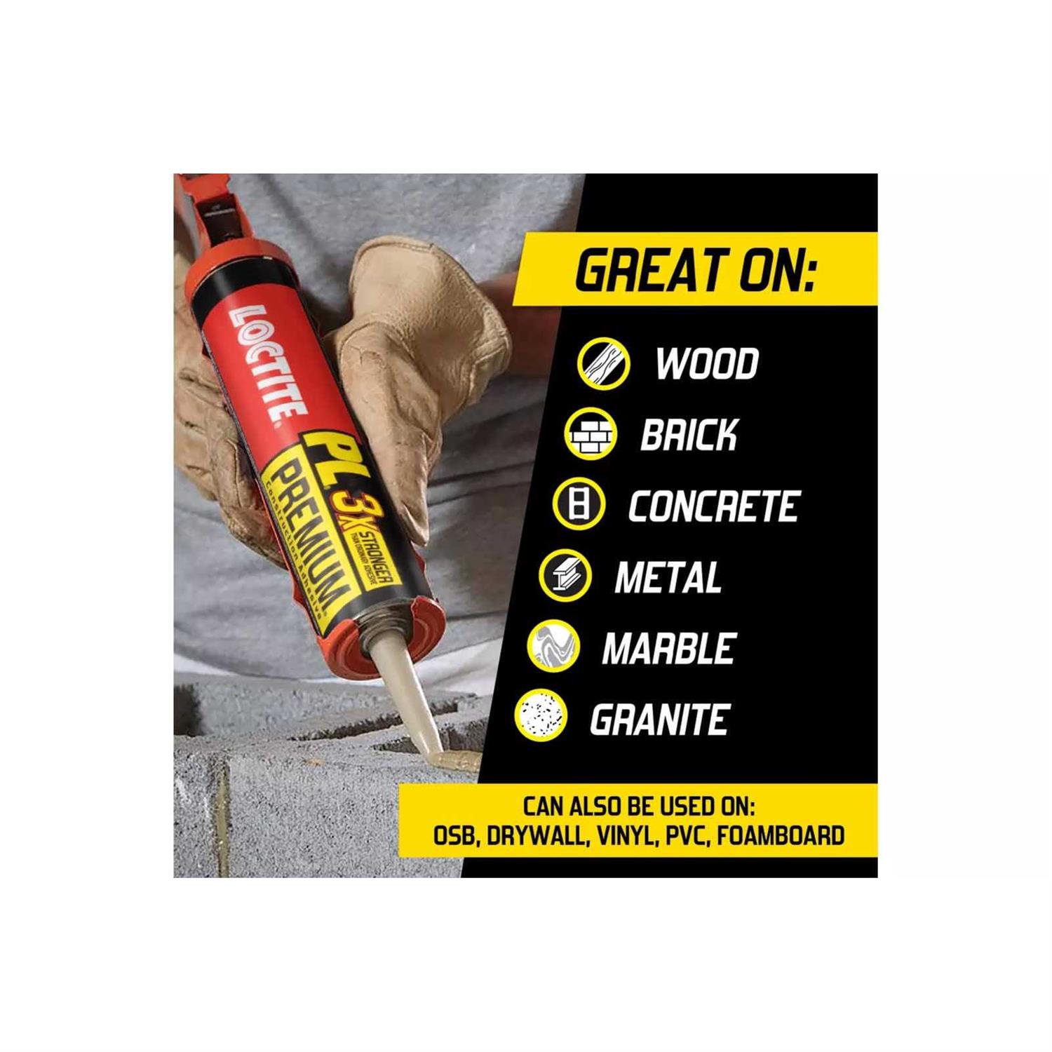 Loctite PL Premium Polyurethane Construction Adhesive - Zenithce