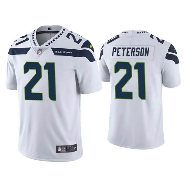 Seattle Seahawks #21 Adrian Peterson White Vapor Untouchable Limited Stitched Jersey - Zenithce