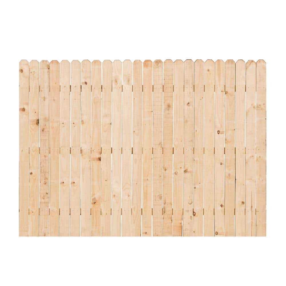 Lowe’s 6-ft x 8-ft Cedar Square-top Fence Panel 73098 - Zenithce
