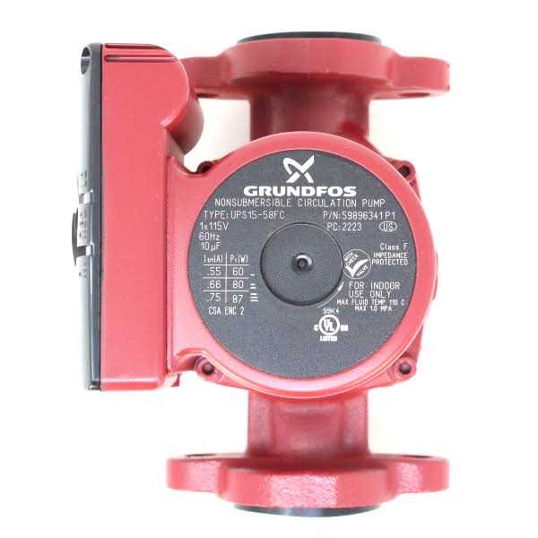 Grundfos 59896155 Superbrute Recirculator Pump small RED - Zenithce