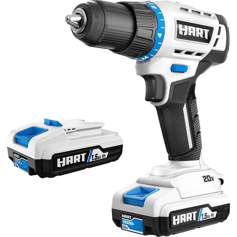 Hart 20-Volt Cordless 1/2-inch Drill/Driver Kit - Zenithce