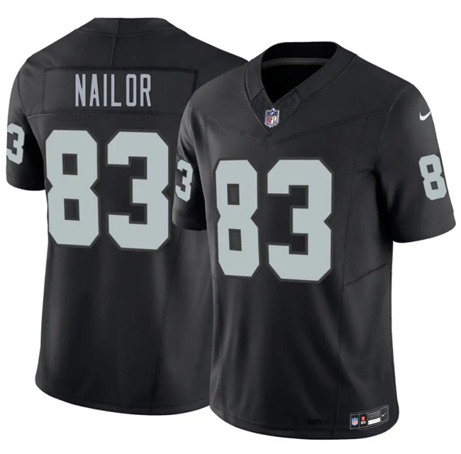 Las Vegas Raiders #83 Jalen Nailor Black 2026 F.U.S.E. Vapor Untouchable Limited Stitched Jersey - Zenithce