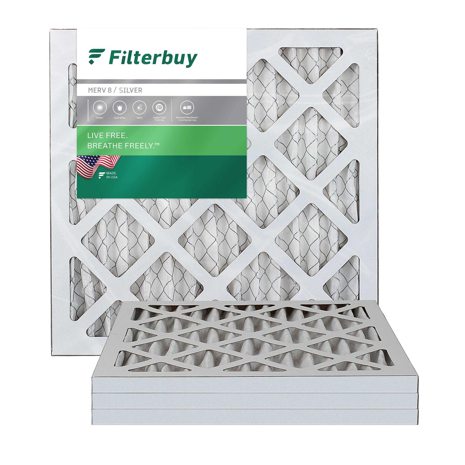 Filterbuy MERV 13 Pleated HVAC AC Furnace Air Filters - Zenithce