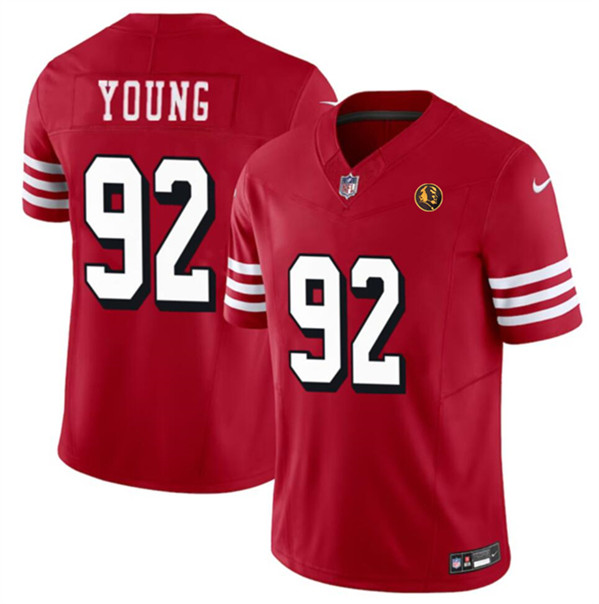 San Francisco 49ers #92 Chase Young New Red 2023 F.U.S.E. With John Madden Patch Vapor Limited Stitched Jersey - Zenithce