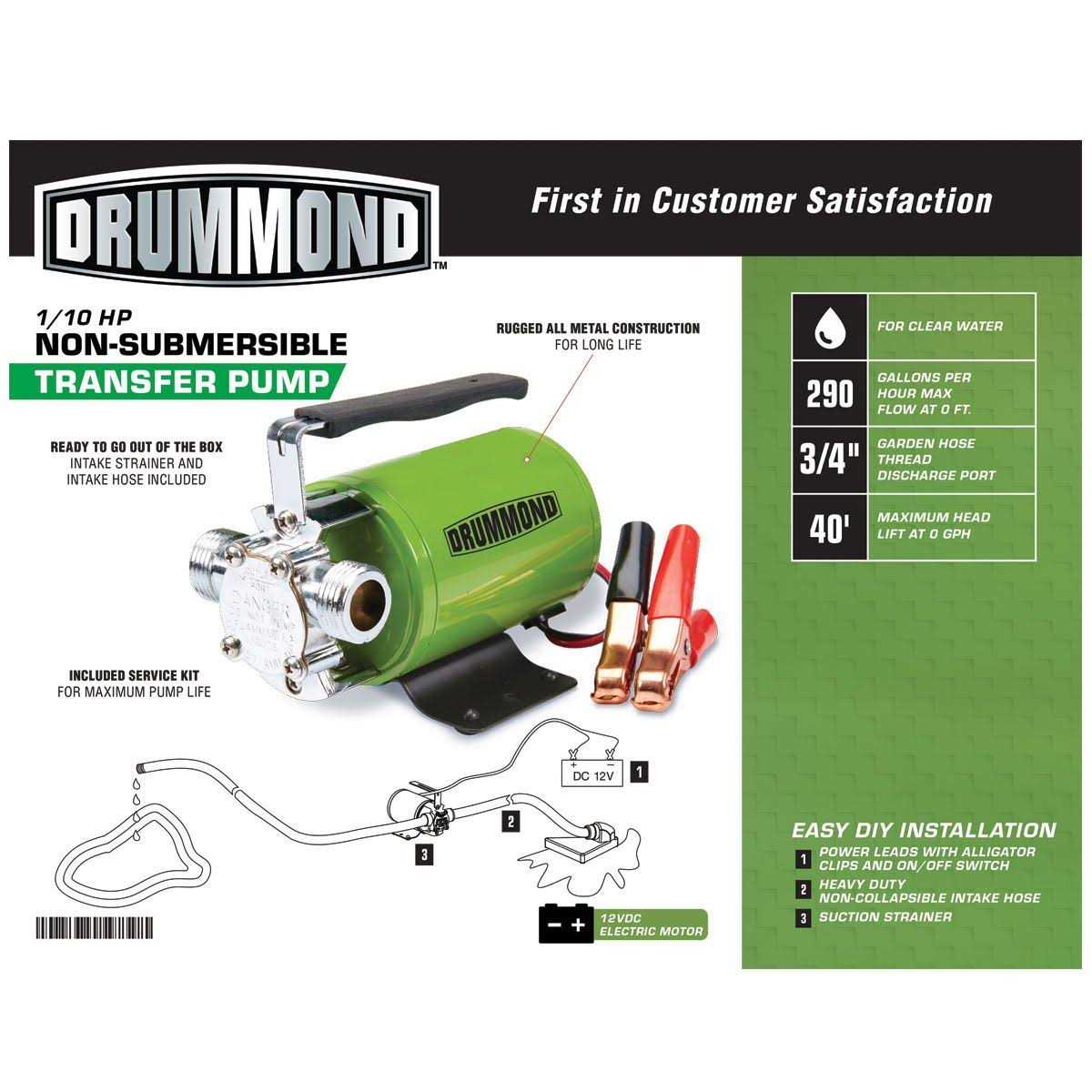 Drummond Condensate Pump - Zenithce