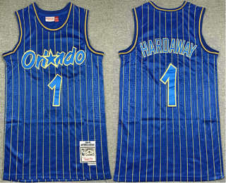 Orlando Magic #1 Penny Hardaway Blue 1994-95 Hardwood Classics Soul Swingman Throwback Jersey - Zenithce