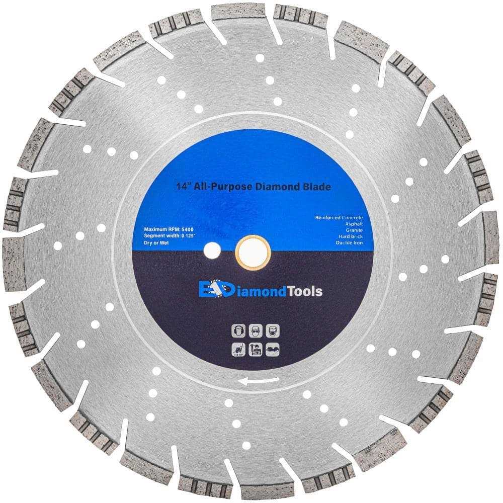 EDiamondTools Hard/Reinforced Concrete Asphalt Granite Terrazzo - Zenithce