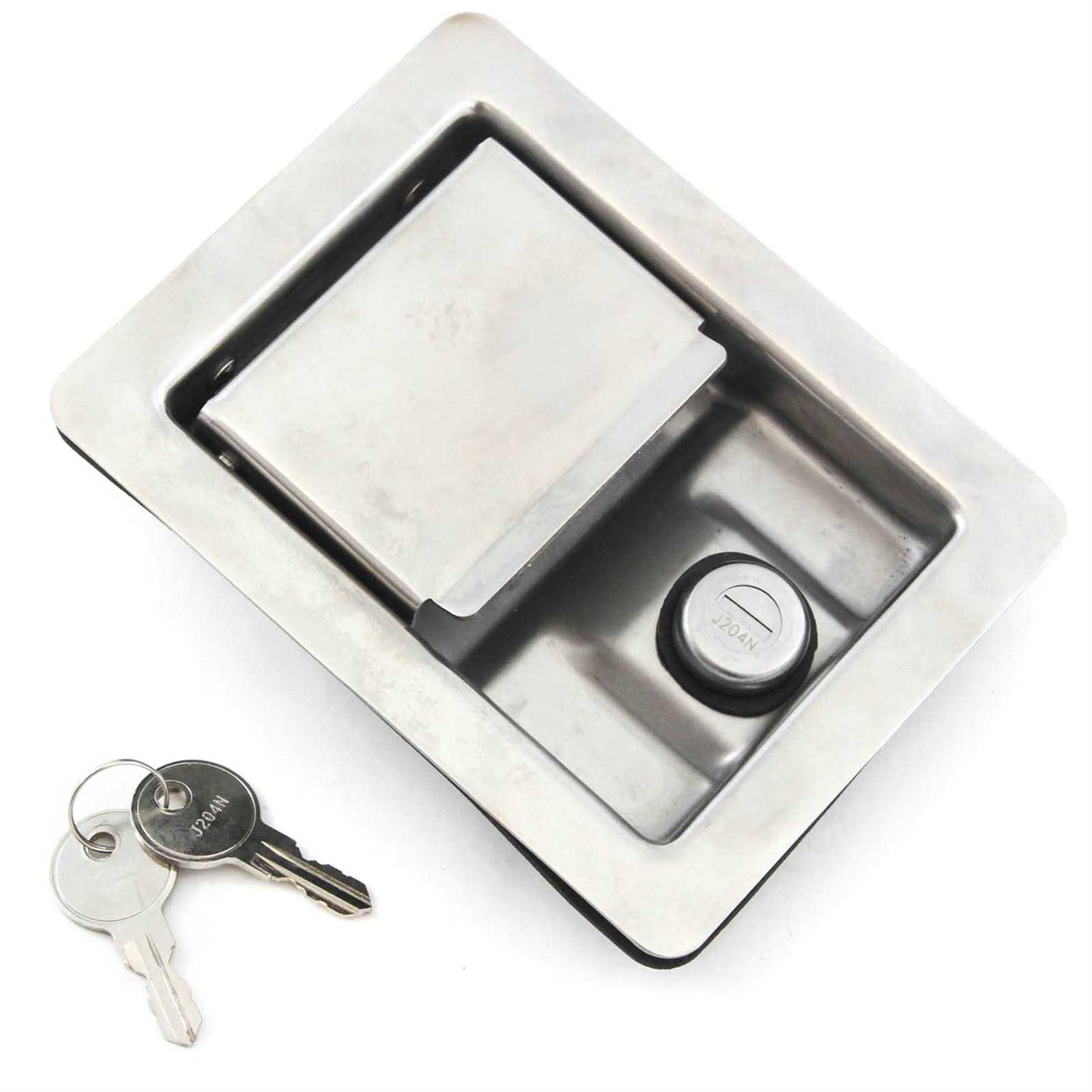 Red Hound Auto 4 Stainless Door Lock Trailer Toolbox Rv Handle Latch Large Weld Screw Paddle Key - Zenithce