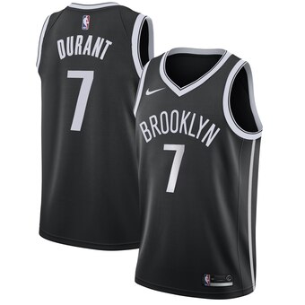 Brooklyn Nets #7 Kevin Durant Black 2019-20 Swingman Icon Edition Jersey - Zenithce