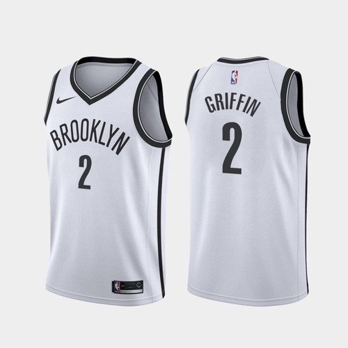 Brooklyn Nets #2 Blake Griffin 2021 Association White Jersey - Zenithce