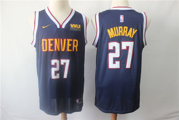 Denver Nuggets 27 Jamal Murray Navy Swingman Jersey - Zenithce