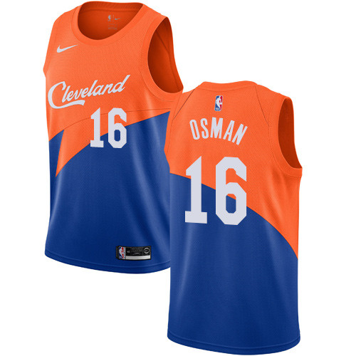 Cavaliers #16 Cedi Osman Blue Swingman City Edition 2018-19 Jersey - Zenithce