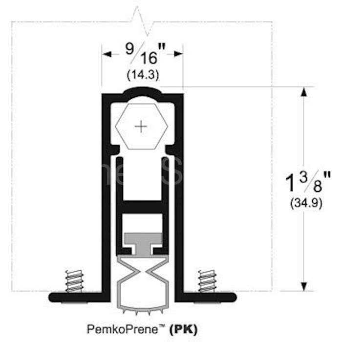 Pemko 36 Door Shoe 216DV36 - Zenithce