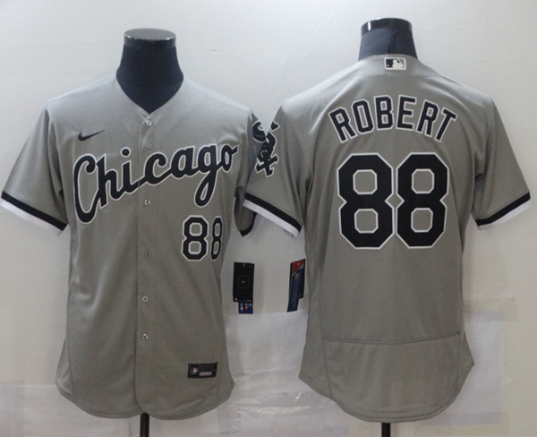 Chicago White Sox #88 Luis Rober Gray Flex Base Stitched Jersey - Zenithce