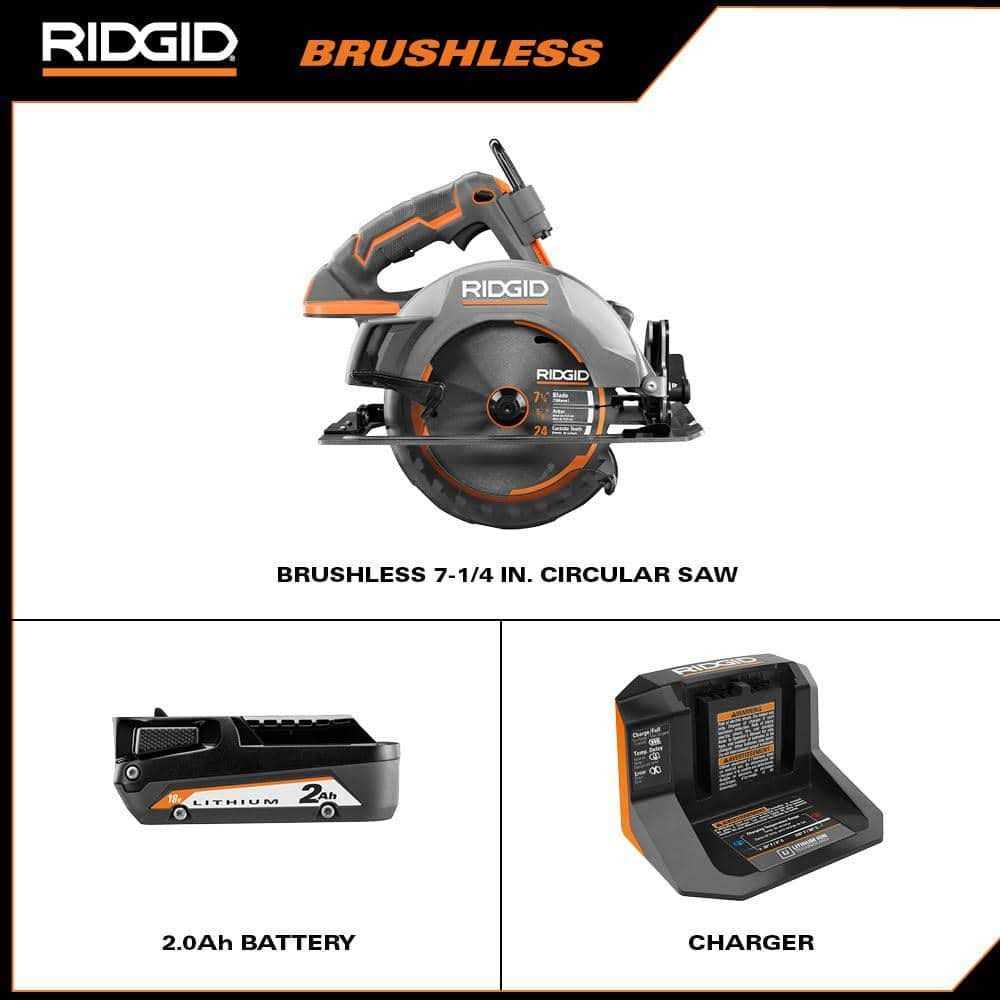 Ridgid 18-Volt Octane Cordless Brushless 7-1/4 in. Circular Saw - Zenithce