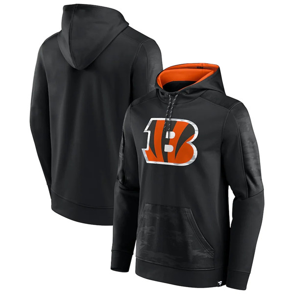 Cincinnati Bengals Black On The Ball Pullover Hoodie - Zenithce