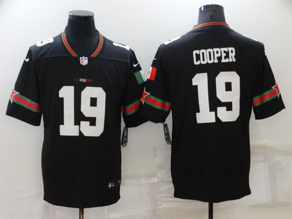 Dallas Cowboys #19 Amari Cooper Black Mexico Stitched Jersey - Zenithce