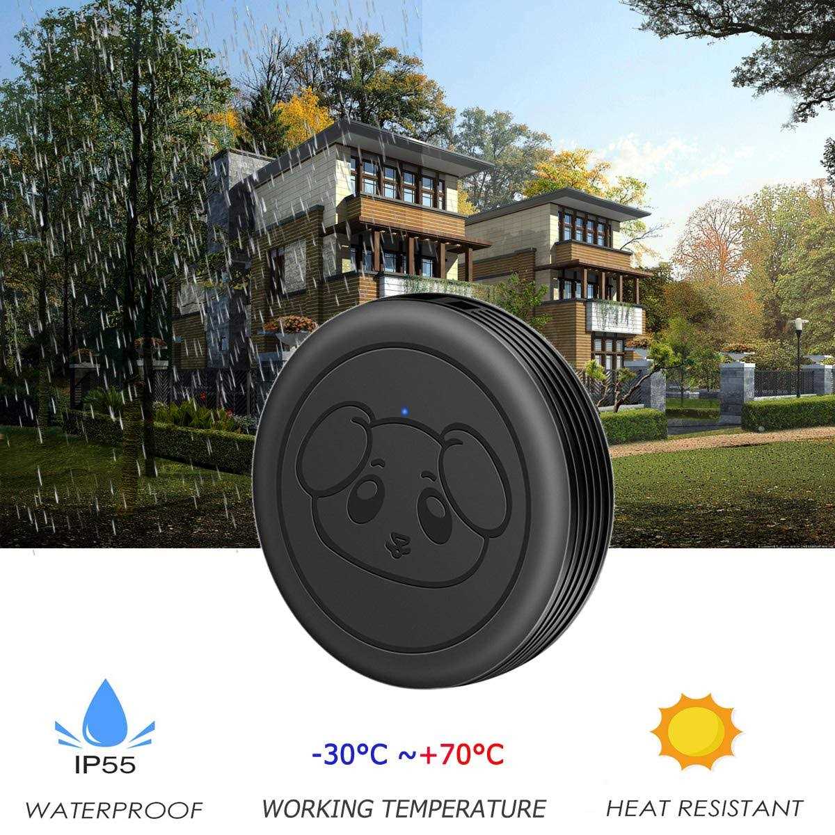 EverNary Dog Door Bell Wireless Doggie Doorbells for Potty Training with Warterproof Touch Button Dog Bells Included Receiver and Transmitters - Zenithce