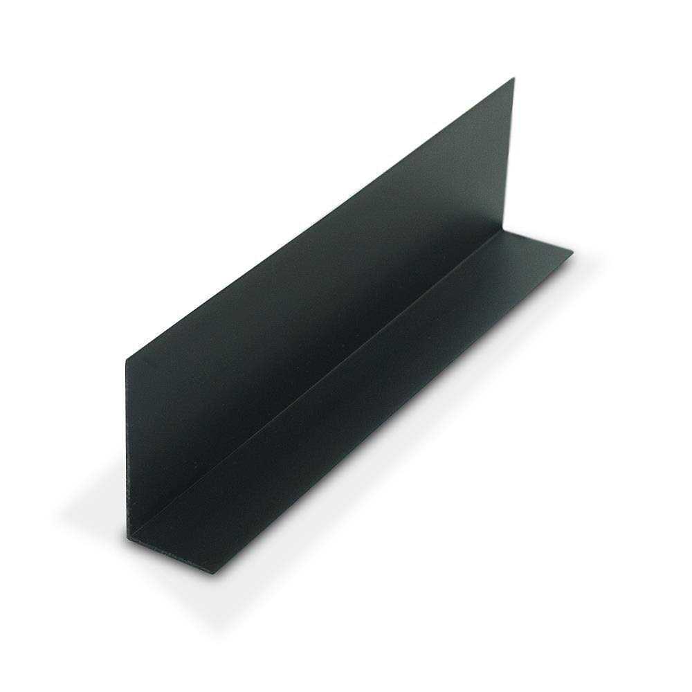 Outwater Plastics Black Thick Styrene Plastic Angle Moulding - Zenithce