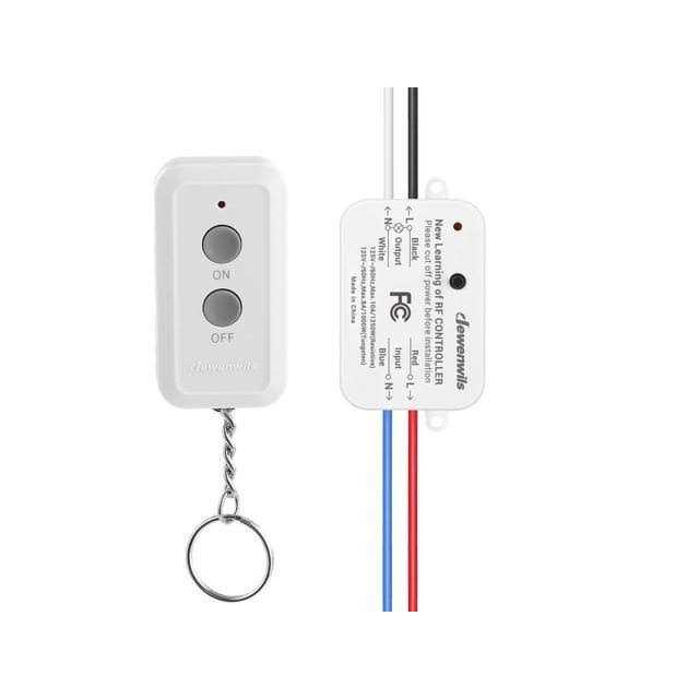 DEWENWILS Wireless Light Switch and Receiver Kit 100 Ft RF Range - Zenithce