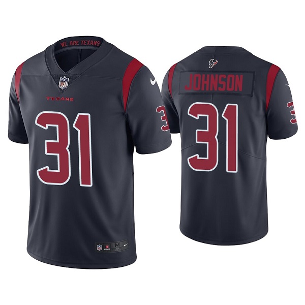 Houston Texans Navy #31 David Johnson Color Rush Stitched Jersey - Zenithce