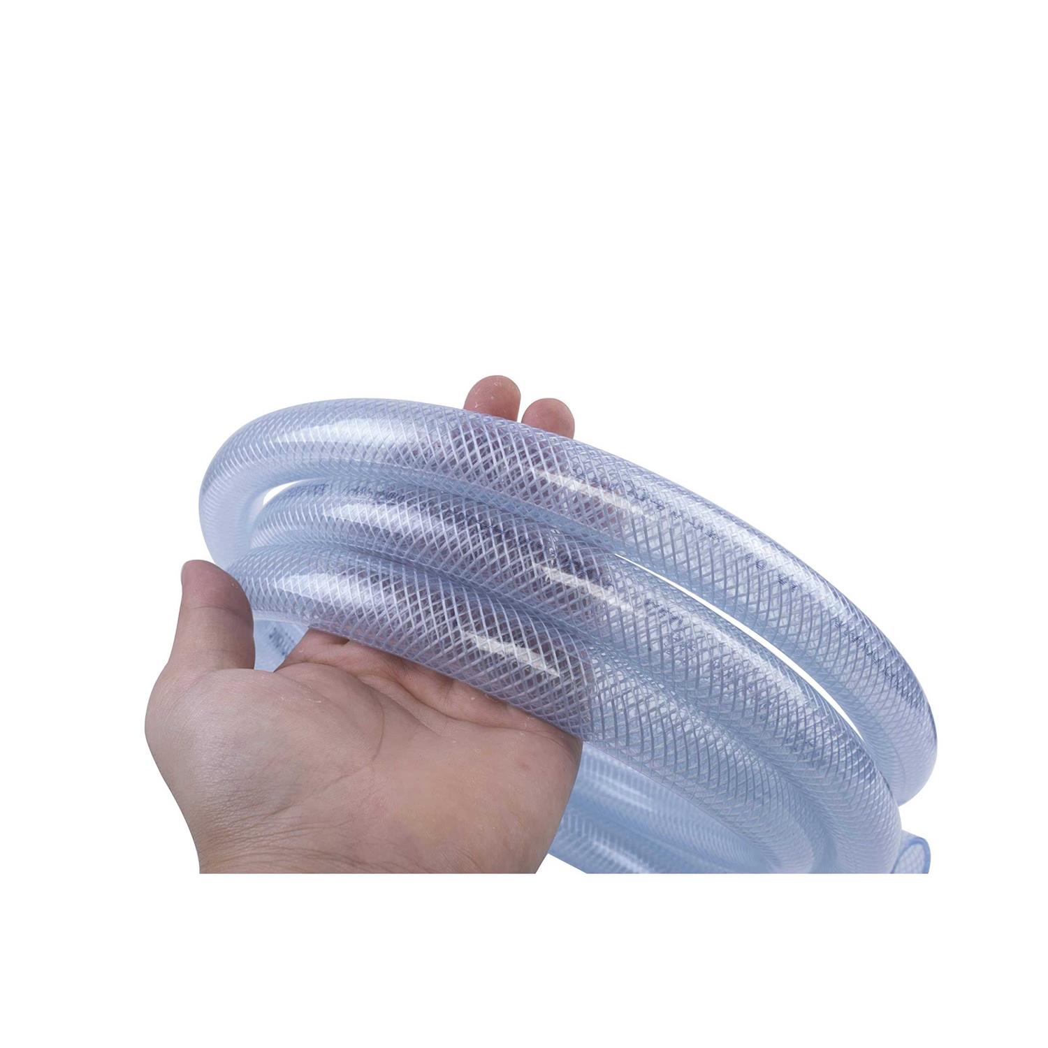 JUNZHIDA High Pressure Braided Clear Flexible Pvc Tubing 3/4 ID - Zenithce
