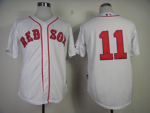 Red Sox #11 Clay Buchholz White Cool Base Stitched Jersey - Zenithce