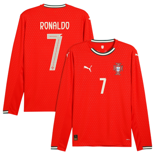Portugal Soccer jersey Home Long Sleeve Ronaldo Edition 2025/26 - Zenithce
