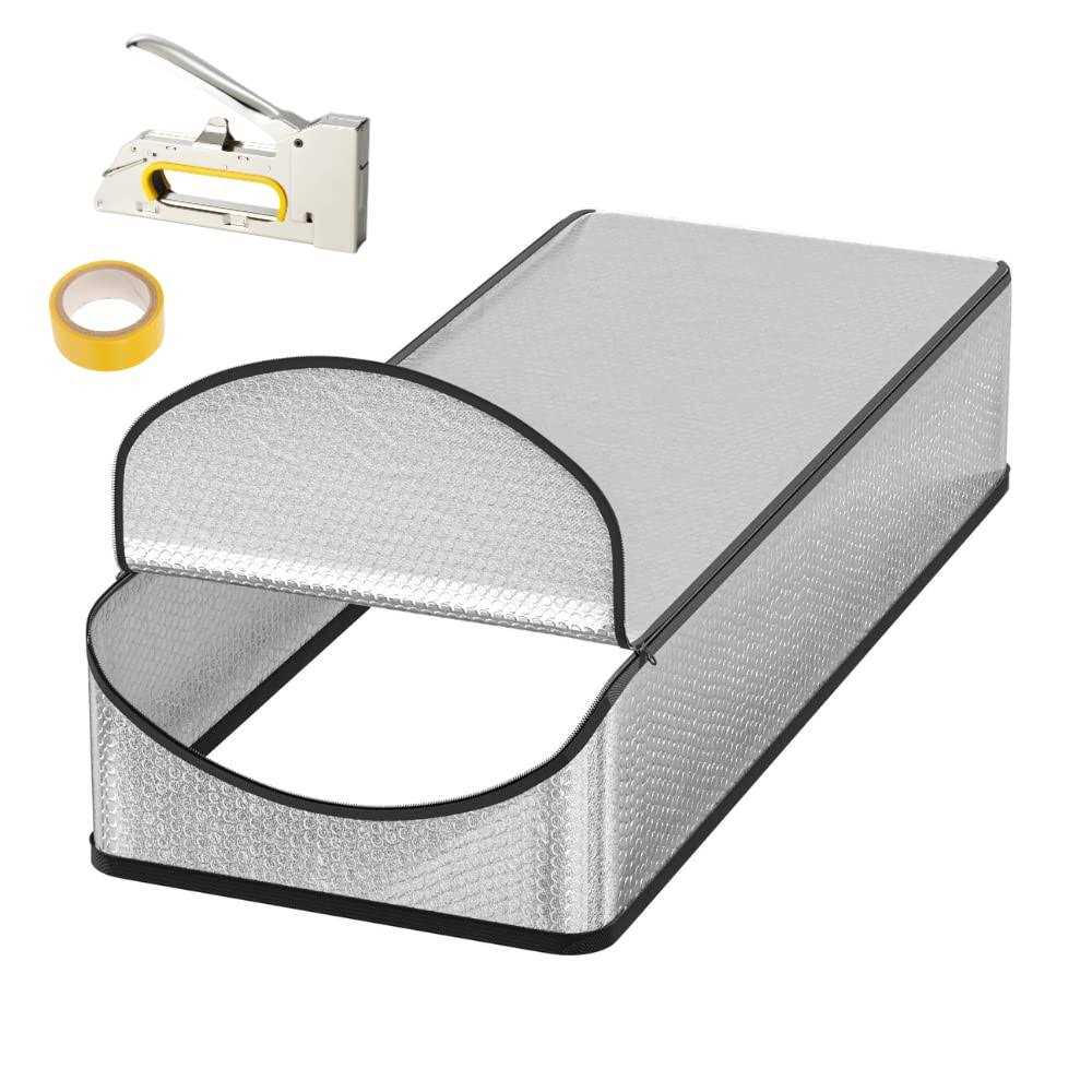 Dualso Attic Stairs Insulation Cover with Zipper Insulator Bag Energy Saving - Zenithce