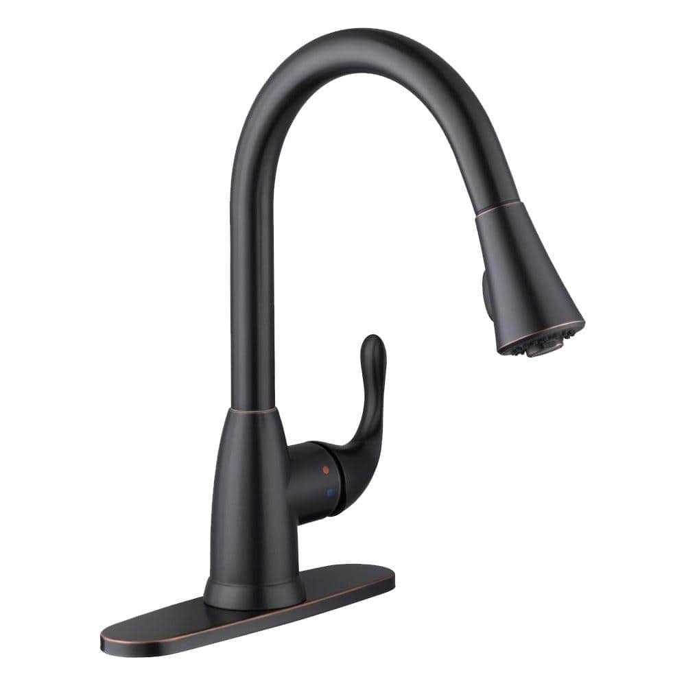 Glacier Bay Market Single-Handle Pull-Down Sprayer Kitchen Faucet - Zenithce