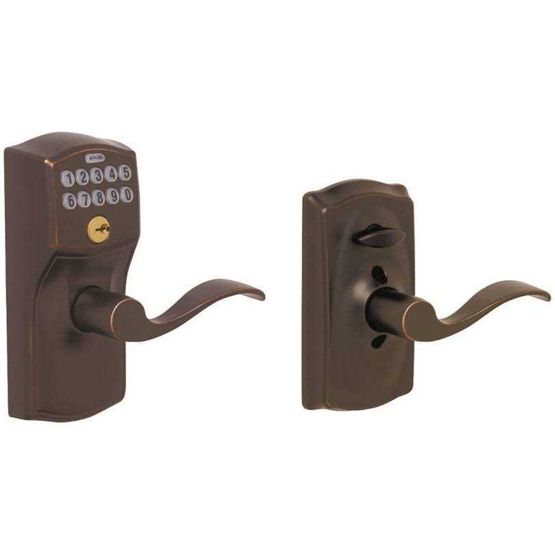 Schlage Camelot Handleset Exterior - Zenithce