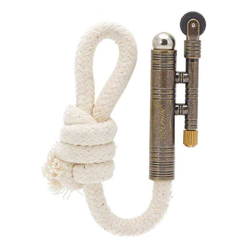 Vintage Lighter Retro Trench Rattlesnake Rope Velvet Metal Lighter Fire Starter Camping Outdoors,no Need For Kerosene/gas - Zenithce