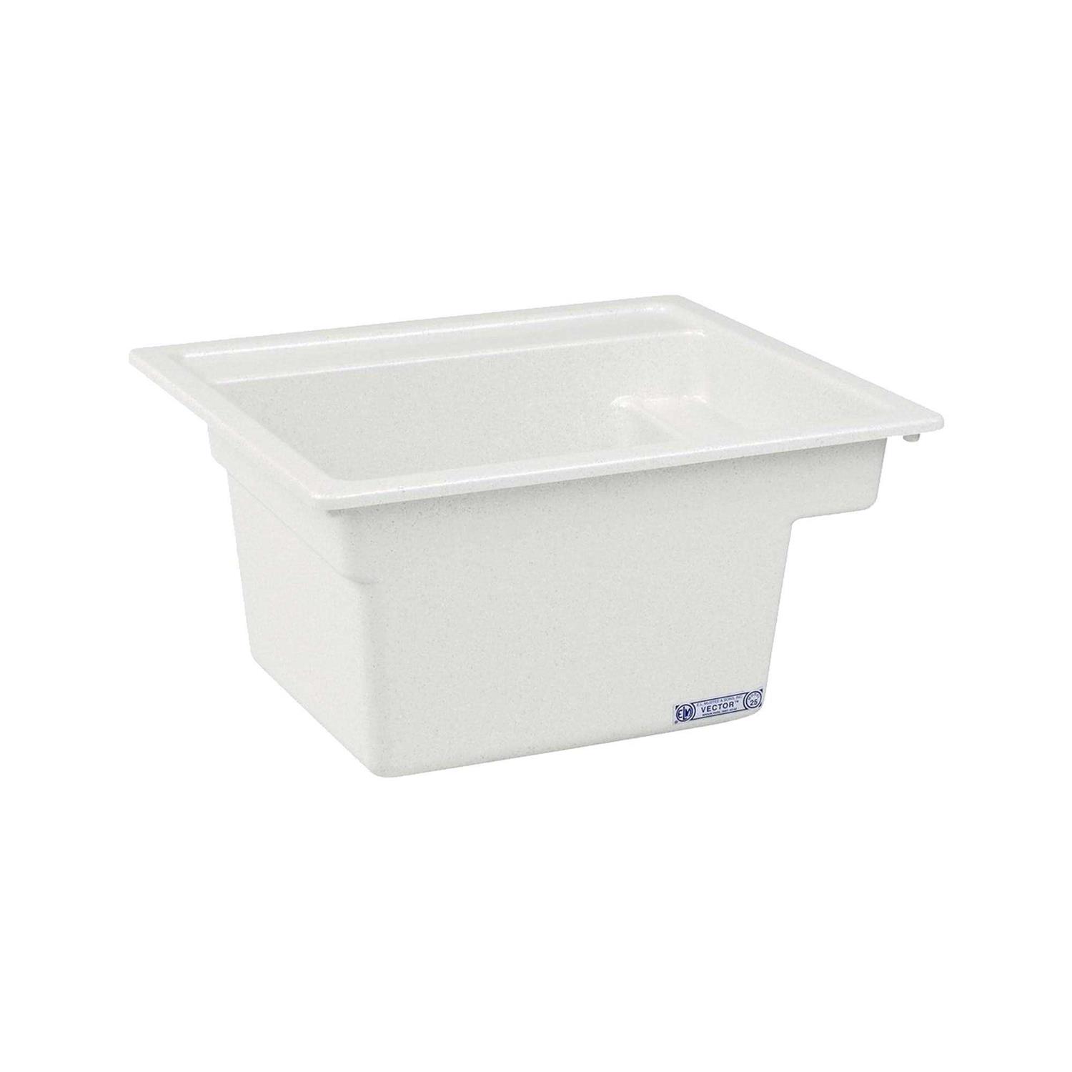 Mustee 21F Liltub Utilatub Laundry Tub Floor Mount 24-inch x 18-inch - Zenithce
