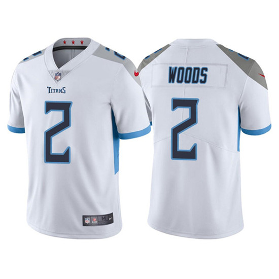 Tennessee Titans #2 Robert Woods White Vapor Untouchable Stitched Jersey - Zenithce