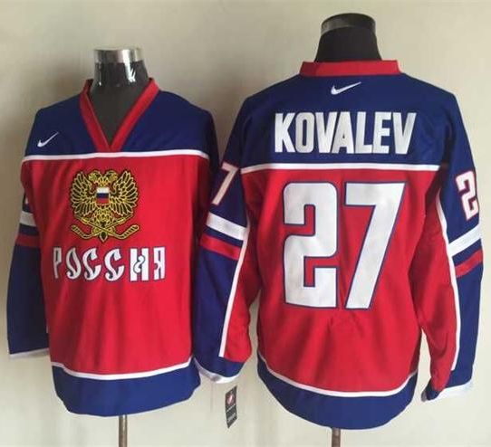 Canadiens #27 Alexei Kovalev Red Blue Nike Stitched Jersey - Zenithce