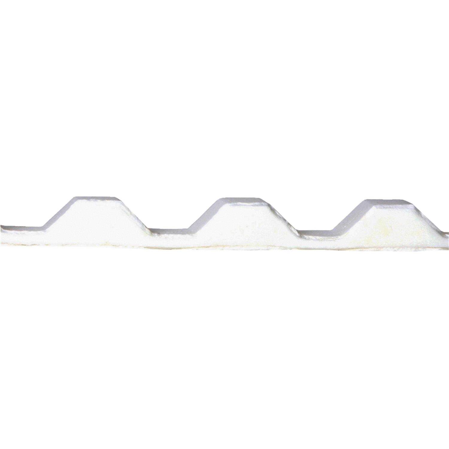 Tuftex 1 in. DeckDrain Galvanized White Fasteners - Zenithce