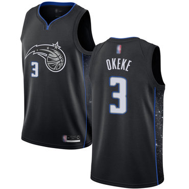 Magic #3 Chuma Okeke Black Swingman City Edition 2018-19 Jersey - Zenithce