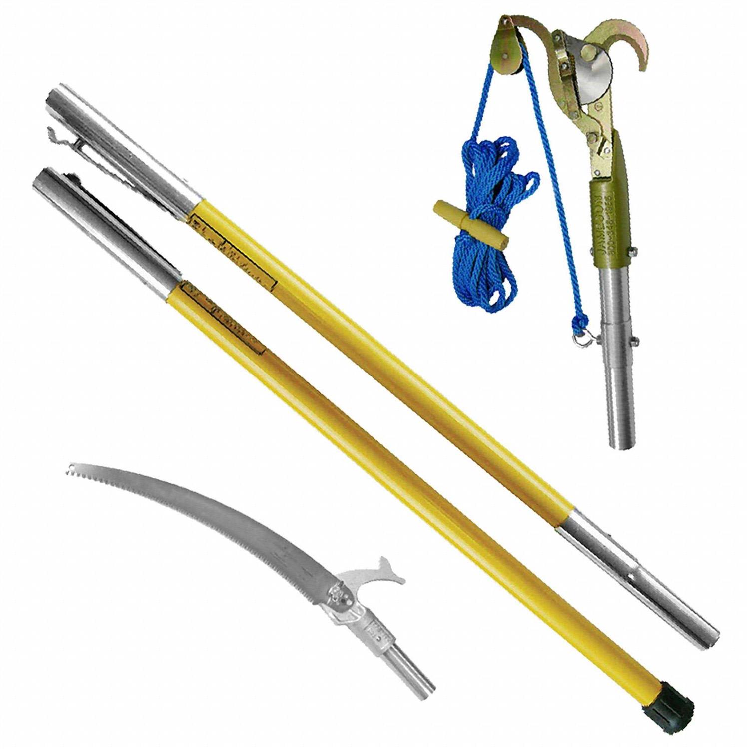 Jameson FG Series Fiberglass Pole Set with Wire Raiser FG-6-3W - Zenithce