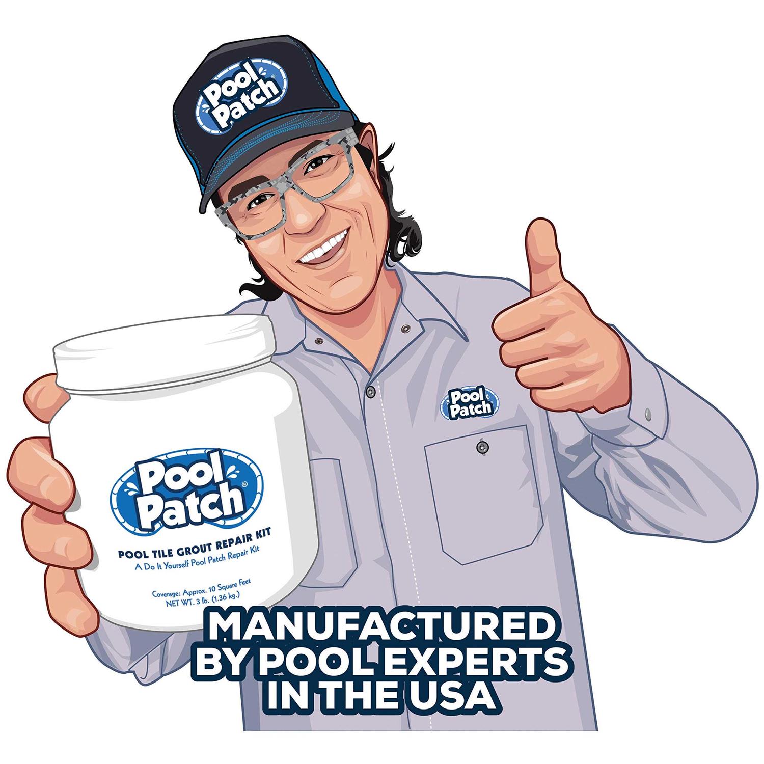 Pool Patch 50 lb. White Pool Plaster Repair Kit - Zenithce