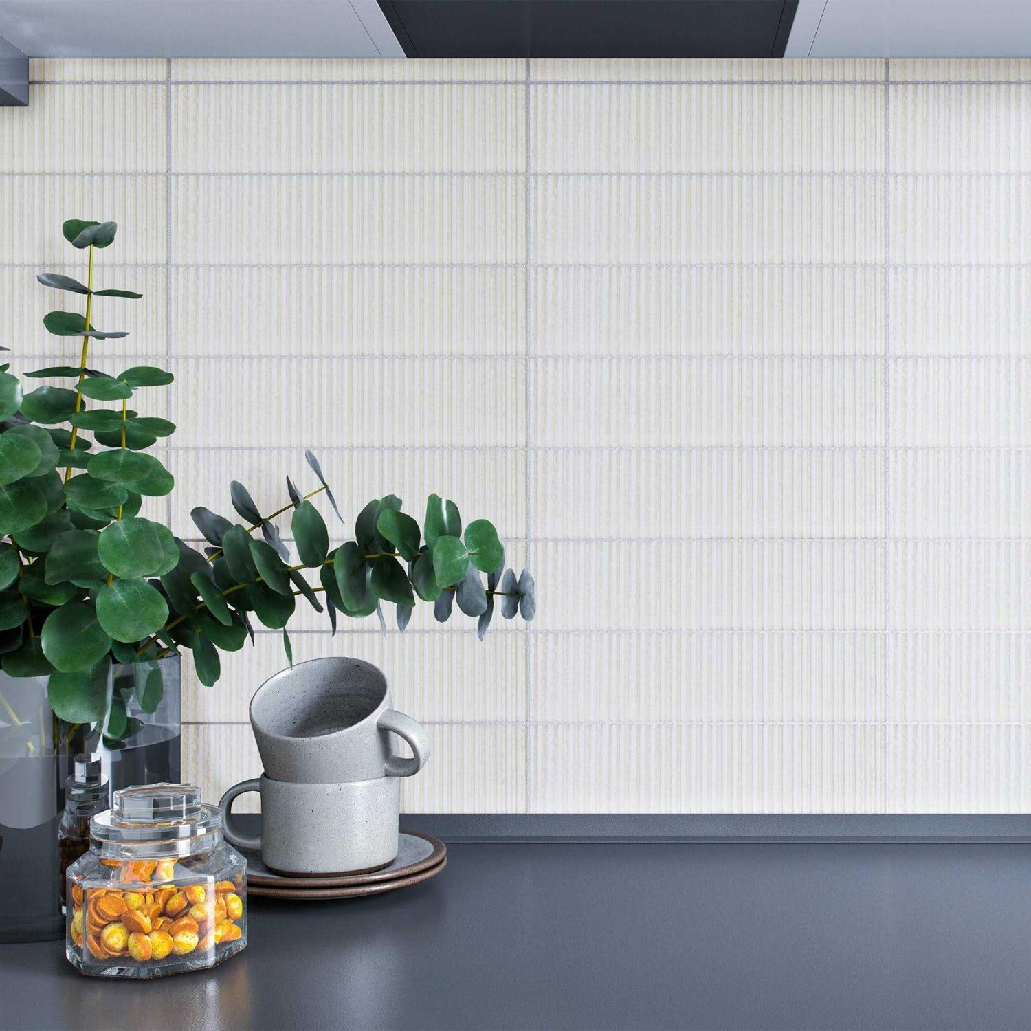 MOLOVO Silvleaf Bronze 12.21 in. x 13.39 in. Geometric Matte Aluminum Mosaic Tile - Zenithce